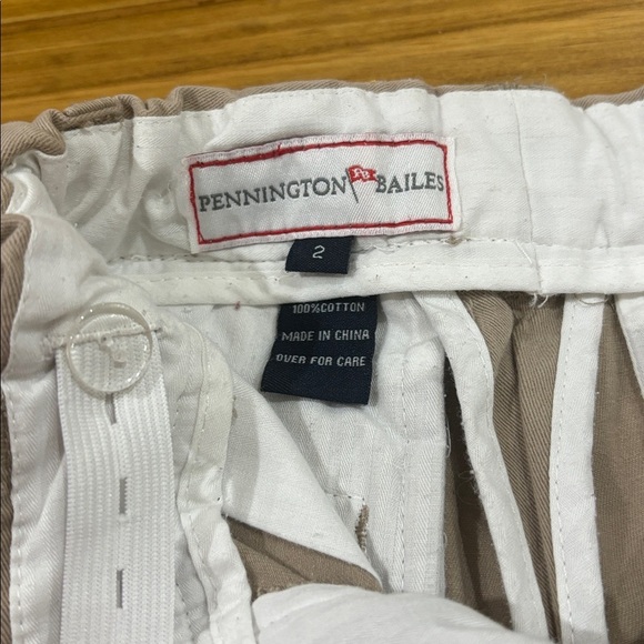 Pennington Bailes Stadium Pants Boys Size 2 Alabama Shorts Adjustable Waistband - Picture 3 of 3